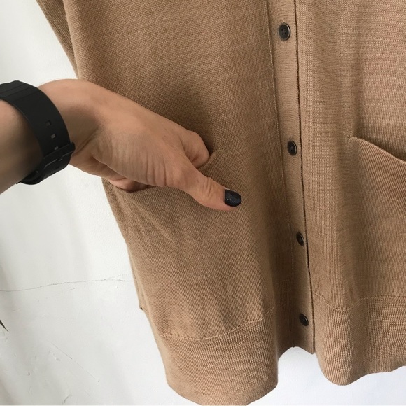 Beautiful Vintage Women’s 90s Nude Sweater Vest Size M or L - Picture 6 of 16